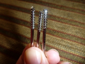 Shiny, sharp screws. Don't let them grind you down! 